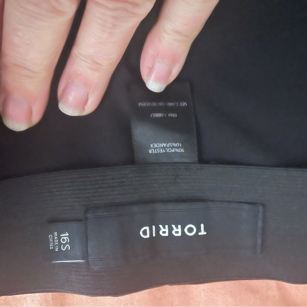 Slender black torrid pants - Picture 2 of 5